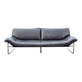 Canapé en cuir par Johan Bertil Häggström pour Swed-Form