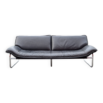 Leather Sofa by Johan Bertil Häggström for Swed-Form