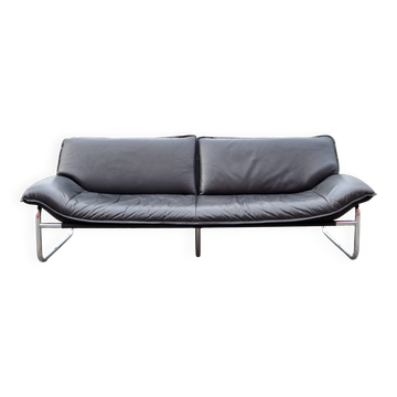 Leather Sofa by Johan Bertil Häggström for Swed-Form