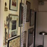 Molded glass pendant light