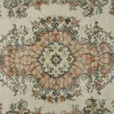 Turkish Anatolian Handmade Vintage Rug 289 cm x 175 cm
