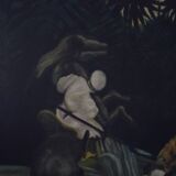 Tableau Henri Rousseau: « La chasse Au Tigre »