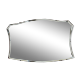 Freeform horizontal beveled mirror - deco art