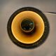 Simple flush lamp in brass, mid-century German design, 1960s, Germany.