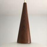 Hanging Philips Louis Kalff opaline 60s