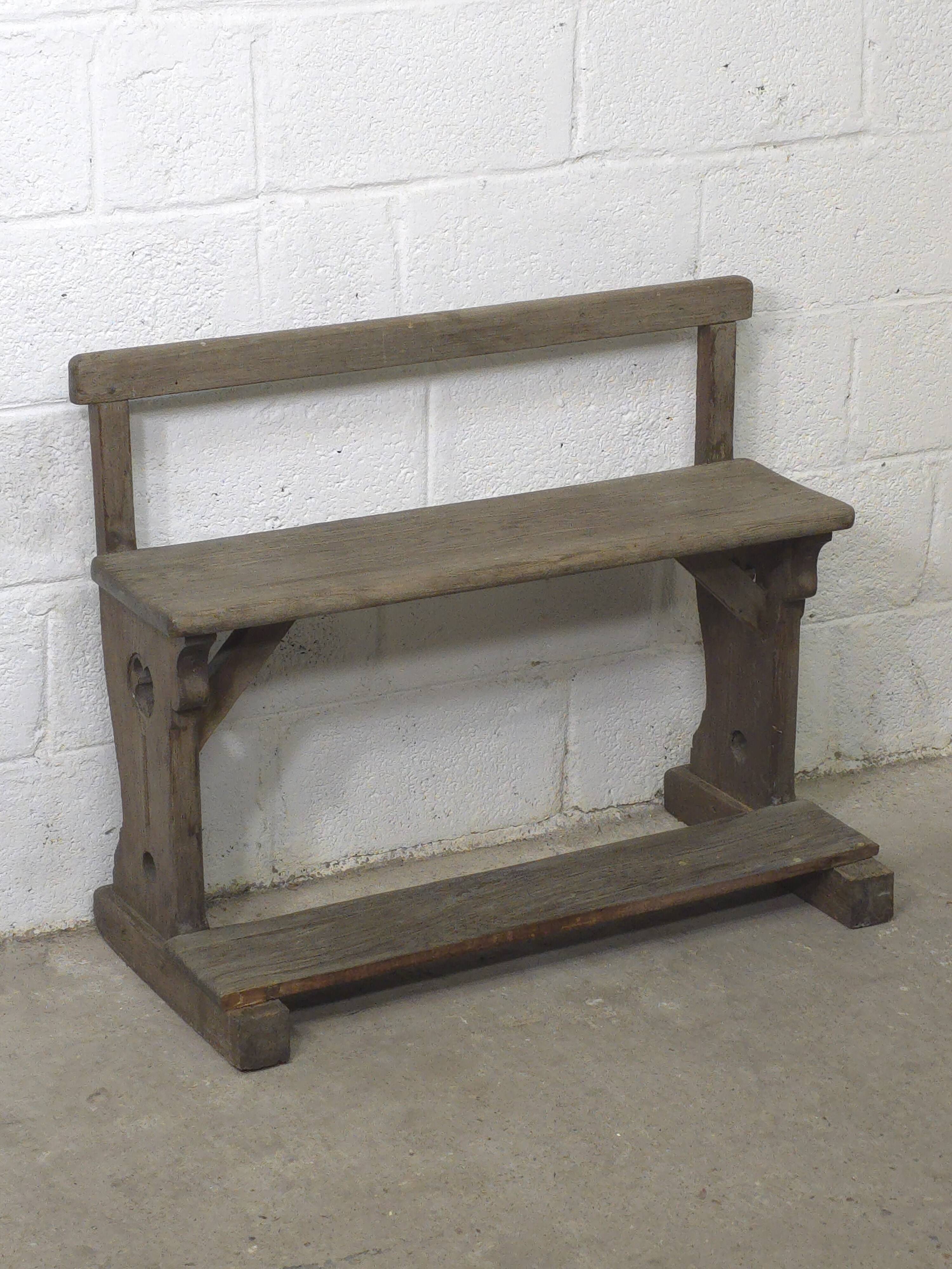 Banc d'école ancien début 20ème