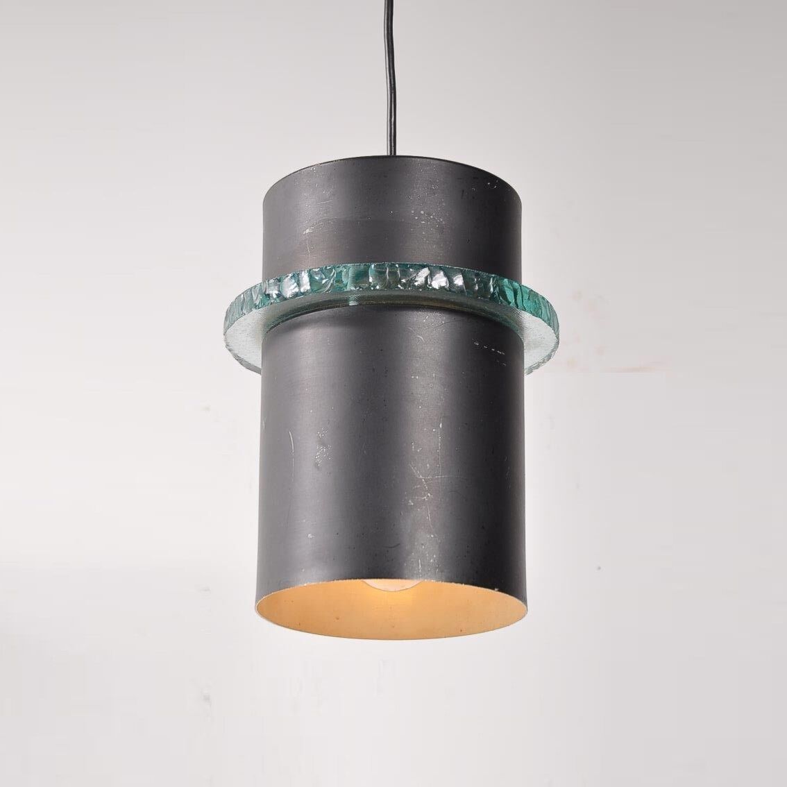 Hanging of the 1960s Dutch metal lamp