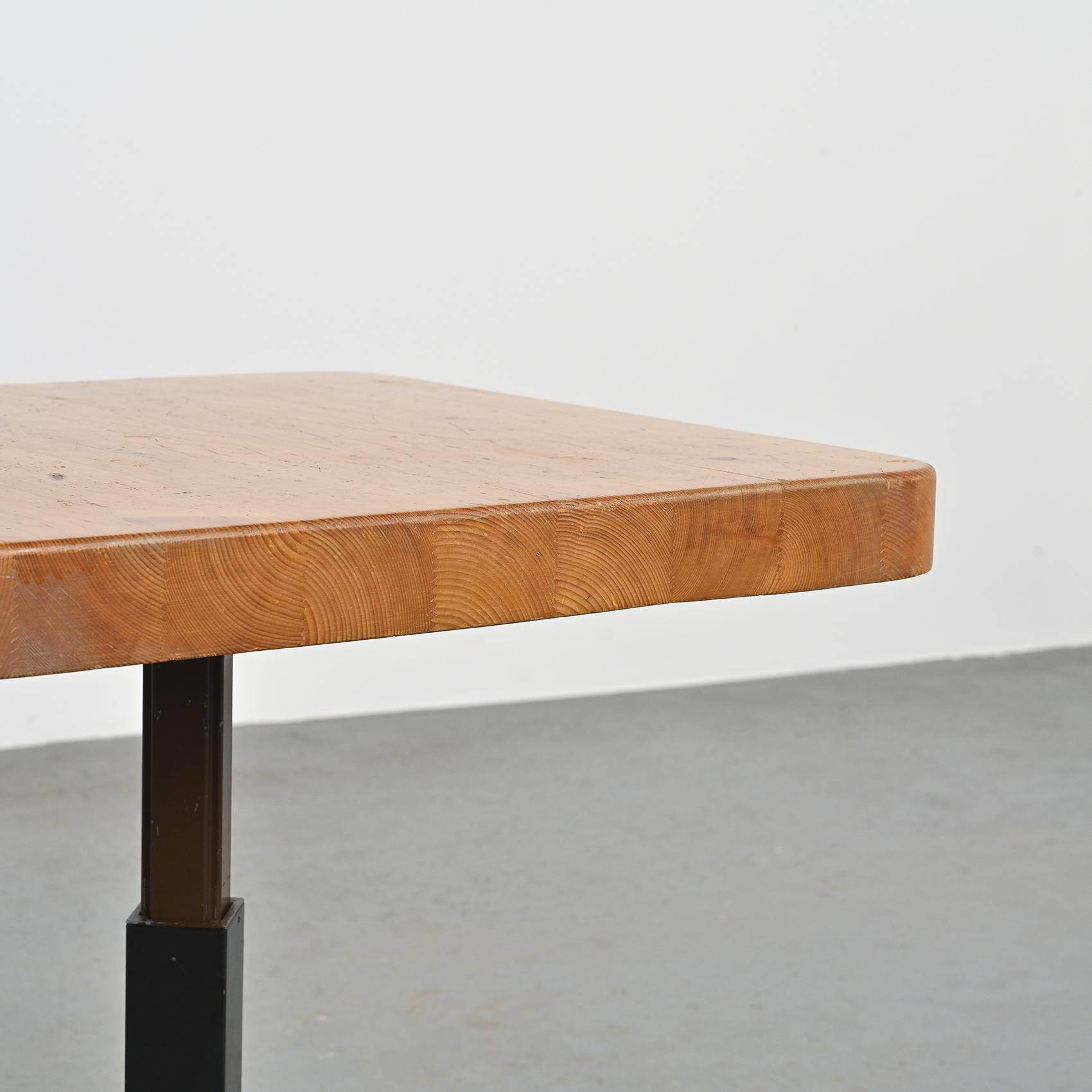 Square table, Charlotte Perriand, Les Arcs circa 1973