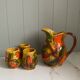 Vintage ceramic cider service