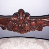 Paire de fauteuils acajou coloniaux