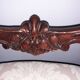 Pair of colonial mahogany armchairs