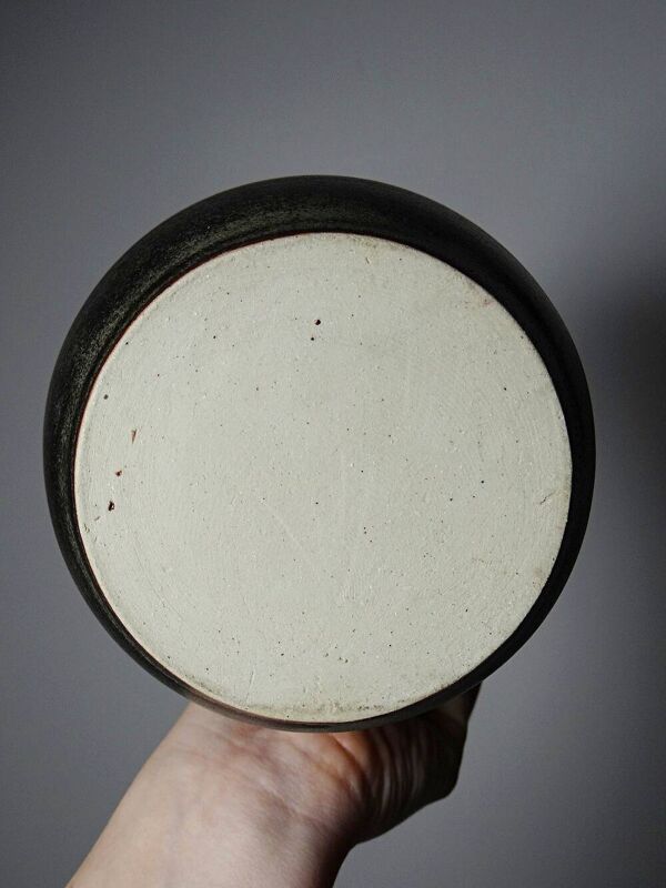 Pichet/cruche poire en grès émaillé vintage années 1960-1970