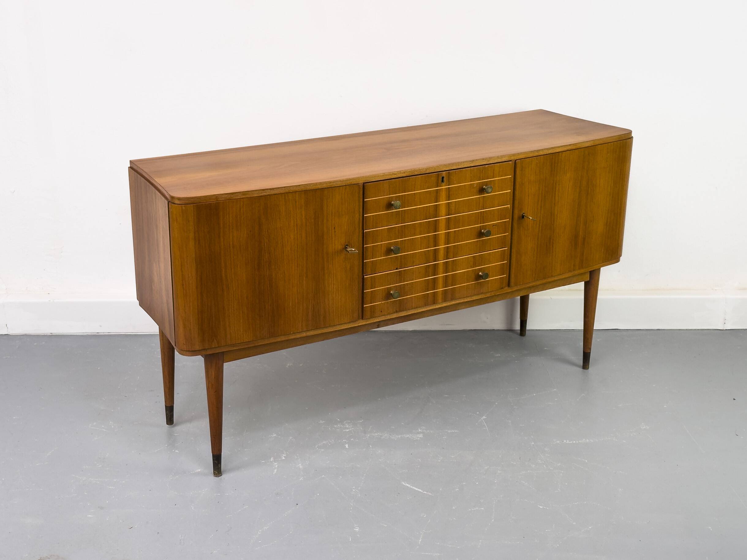 Mid-Century Sideboard in Walnut, 1950s