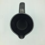 Black ceramic pitcher by Elchinger for Vallauris