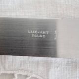 Silver and ebony table knives, stainless steel blade, Louis XVI style