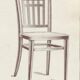 Rare dining chair no. 234 by Otto Wagner for J&J Kohn