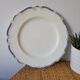 Large flat presentation plate Sarreguemines