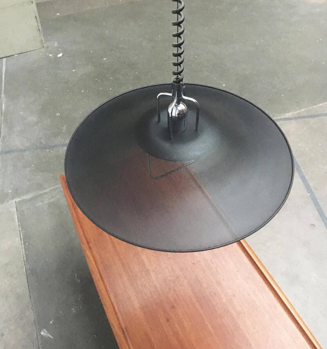 Vintage German Postmodern Metal Pendant Lamp from Cosack