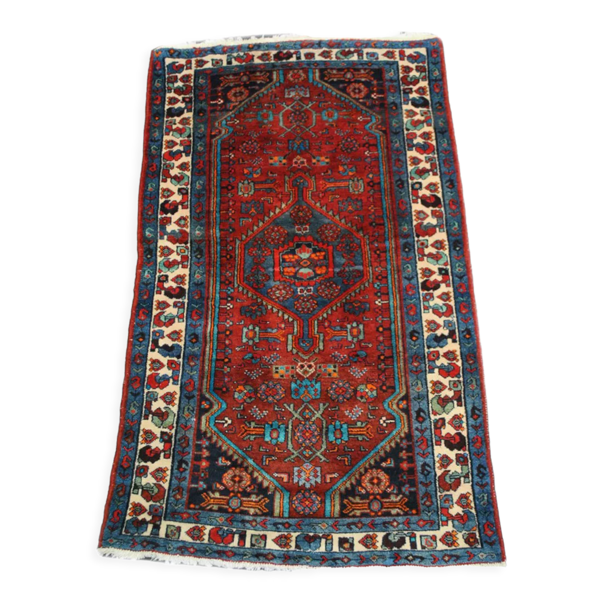 Authentic old Persian rug 192 x 118 cm