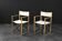 Vintage Mid-Century Scandinavian Modern Beech Safari Director's Chairs