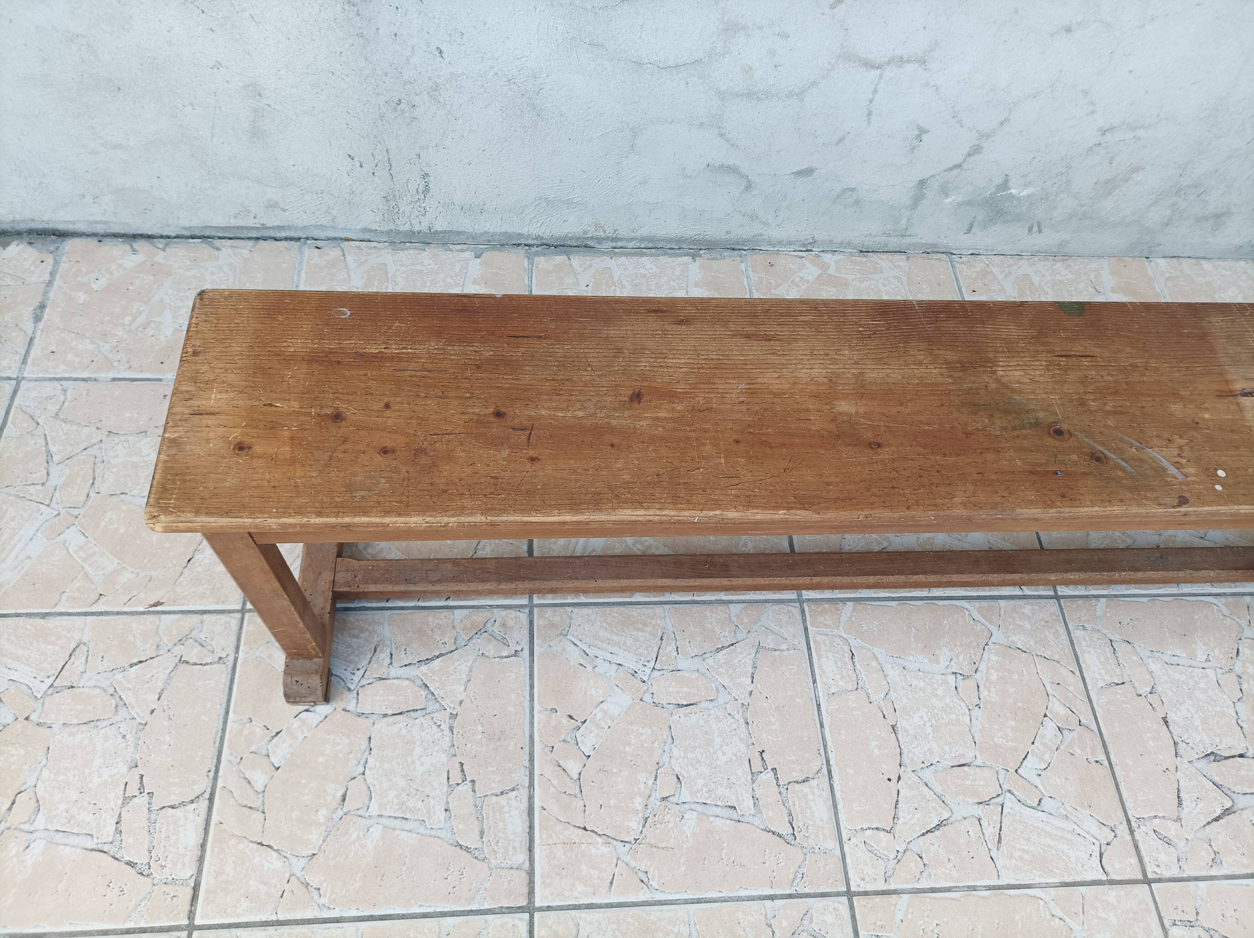Vintage pine bench