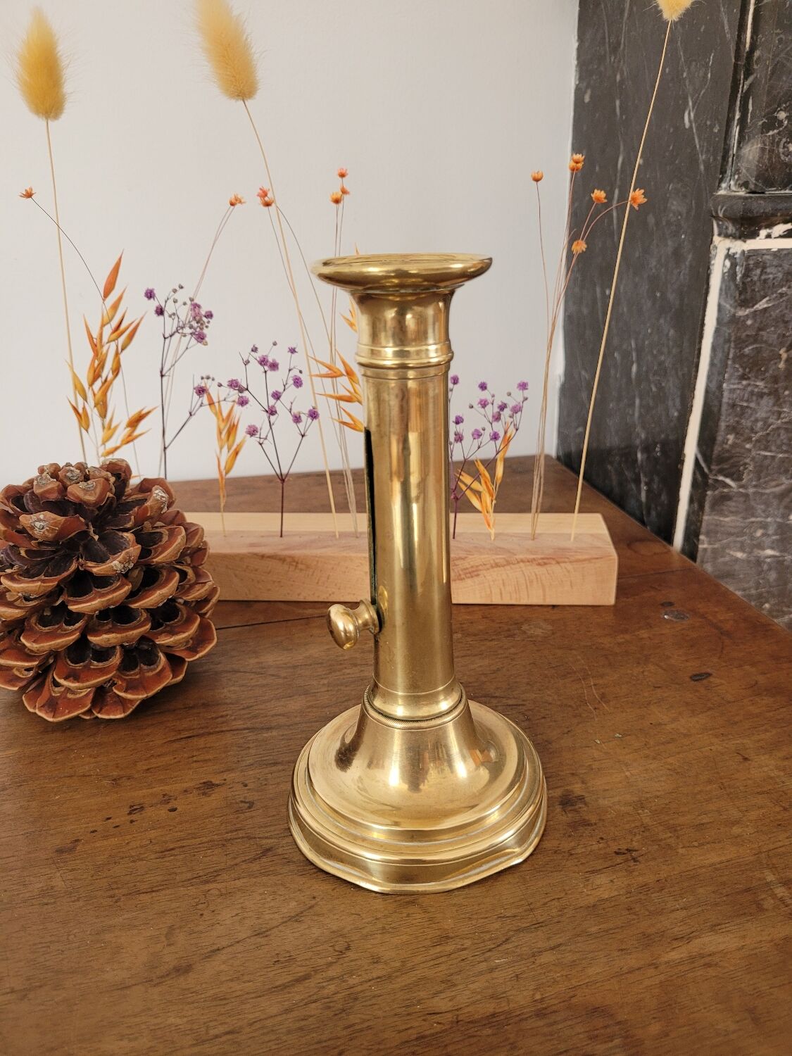 Bougeoir à poussoir pied à étages n°2
