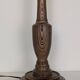 Lampe en bois tourné