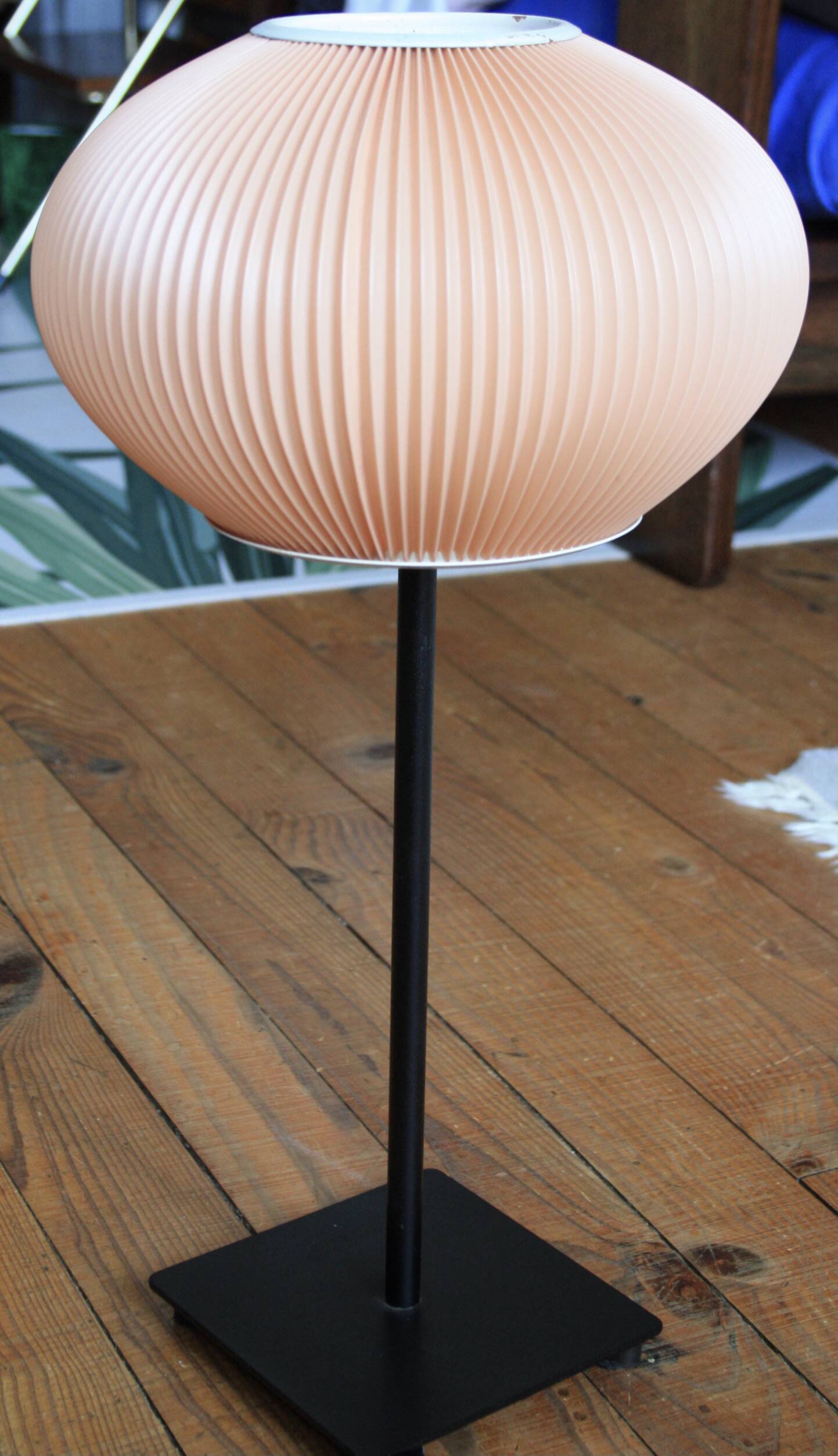 Rhodoid pleated lampshade