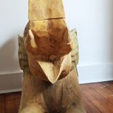 Rocking elephant, indian work, 65 x 67 cm