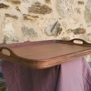 Large Art Deco wooden trays 1940 France