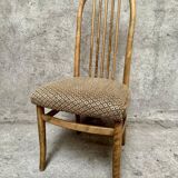 Series Set of 4 Baumann Eden Vintage chairs with fabric seat