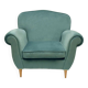 Armchair in velvet 1950s