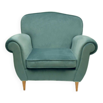 Armchair in velvet 1950s