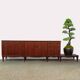Grande enfilade vintage en bois des années 1960