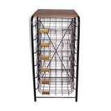 Metal office storage cabinet