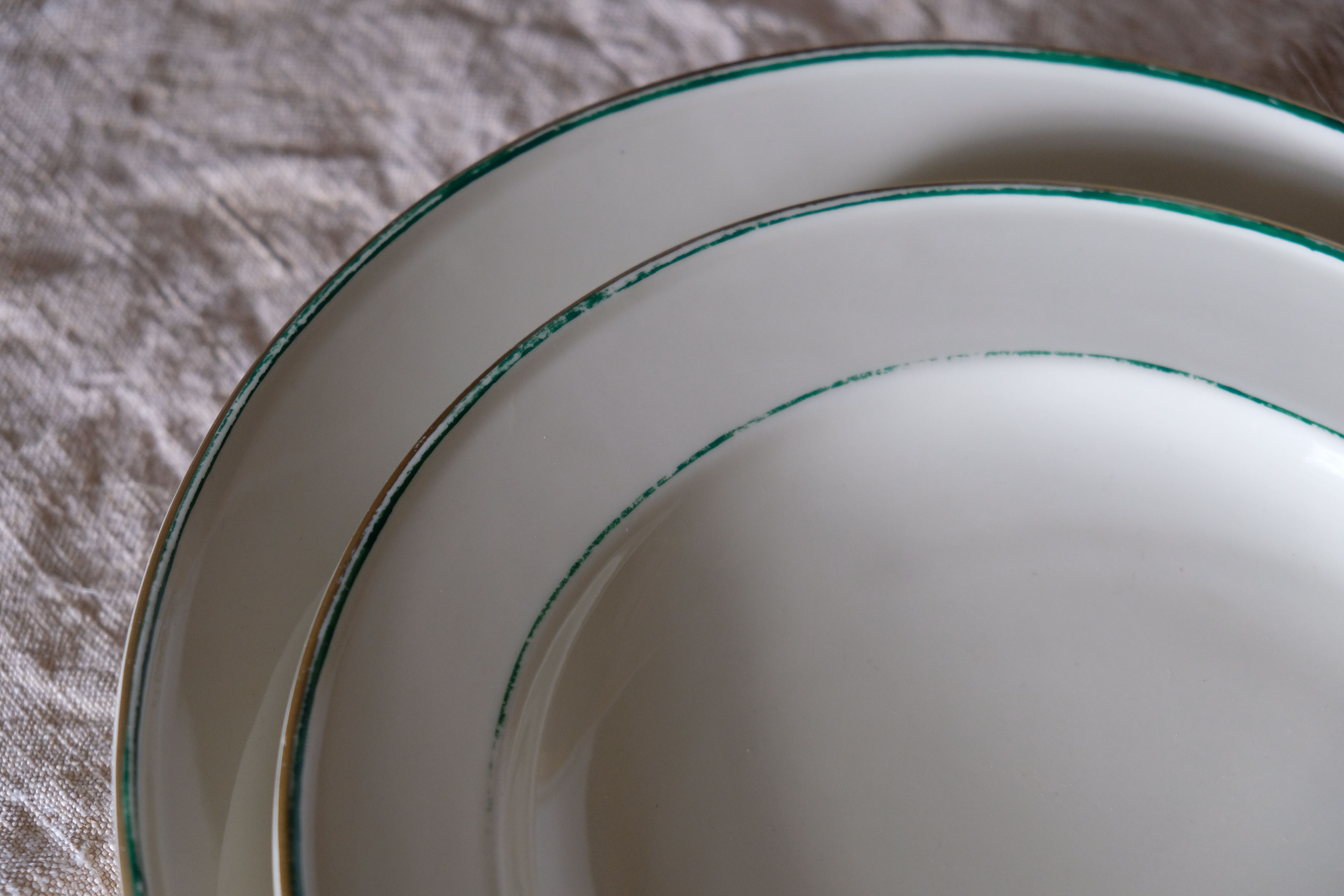 Service dish of the hotel "Grand Hotel Nationale" Lucerne Switzerland of the Buchecker & C manufacture