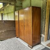 Art Deco walnut cabinet, 1930s-40s
