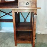 Subtle and neat solid rosewood desk