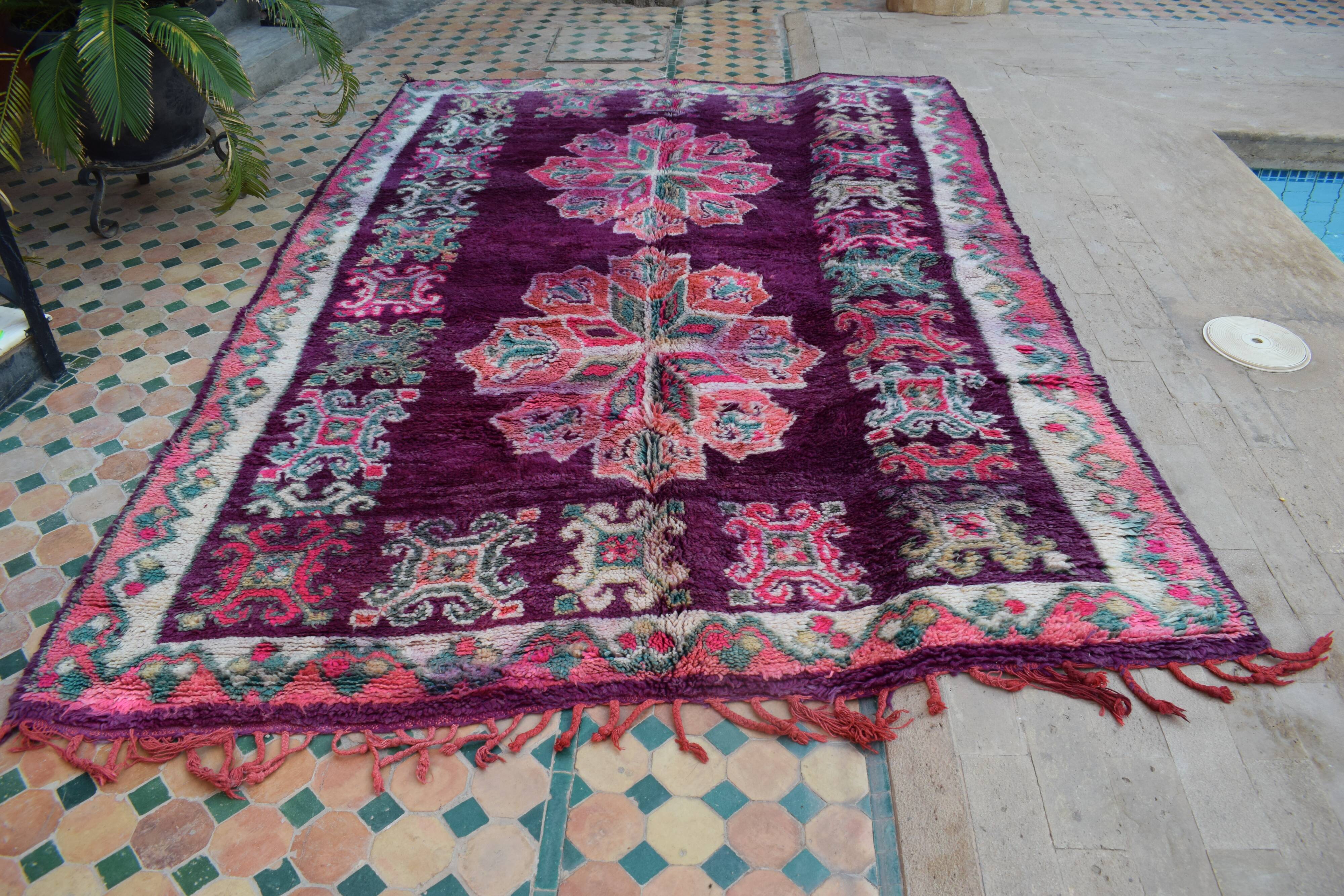 Vintage moroccan berber rug, 295x200 cm