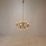 Mid Century Chandelier Designed by  Sciolari, 1970's