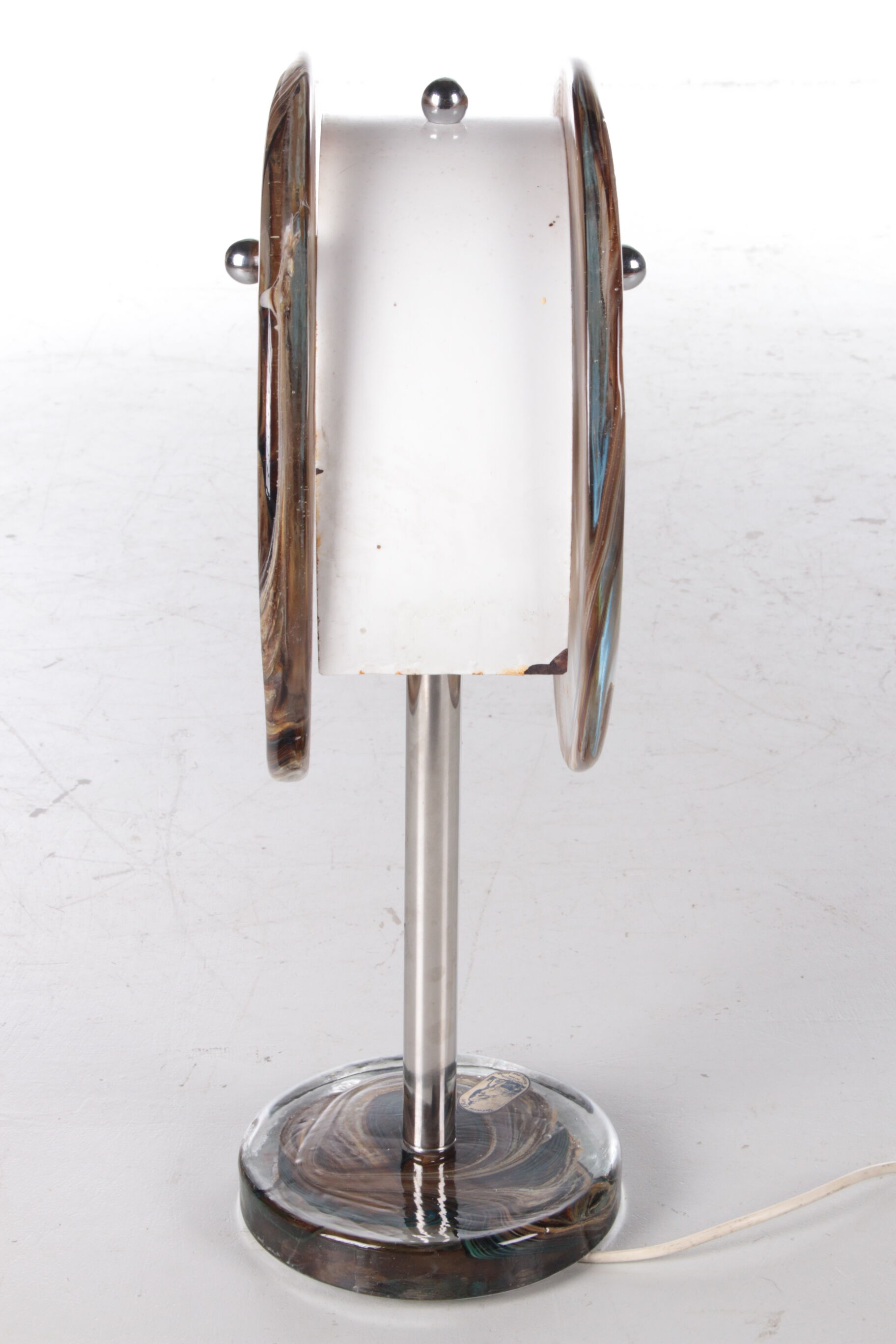 Rare beautiful French table lamp design by Jean-Pierre Alary, France.