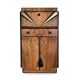 Vintage mid-century nathan “waterfall” art deco cocktail cabinet