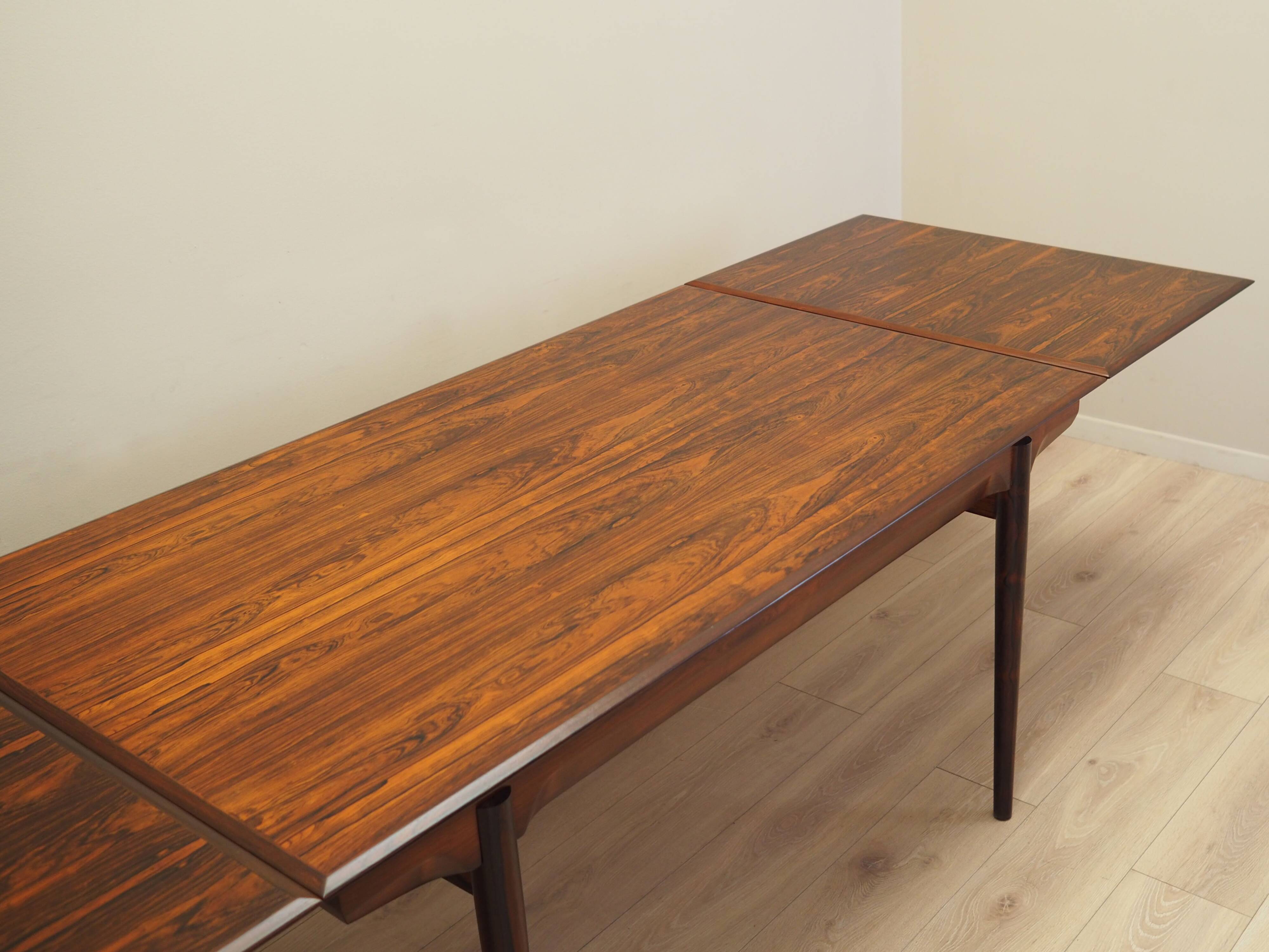 Rosewood table, Danish design, 1970s, production: Denmark