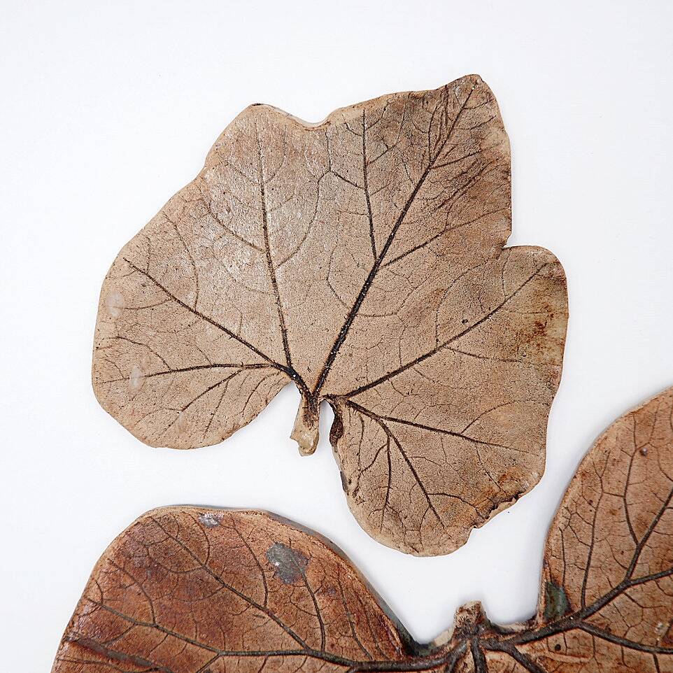 Set of decorative ceramics - "Fond d'Atelier" - N.Lebrun - Belgium 1970s