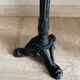 Mini bistro style pedestal table