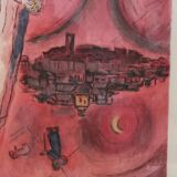Old poster Marc Chagall