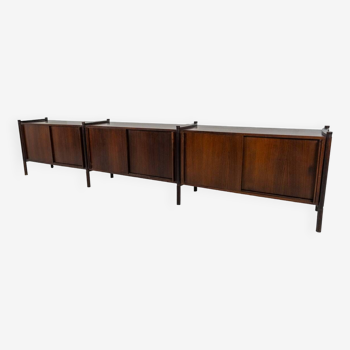 Mid-Century Modern Wooden Sideboard by Fukuoh Hirozi for Gavina, 1960s