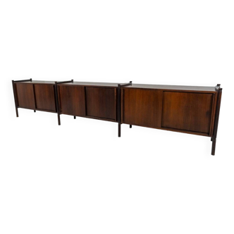 Mid-Century Modern Wooden Sideboard by Fukuoh Hirozi for Gavina, 1960s