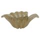 Murano Barovier 'Zebrati' Decor Glass Shell Bowl Hollywood Regency, 1960s