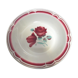 Flat hollow earthenware